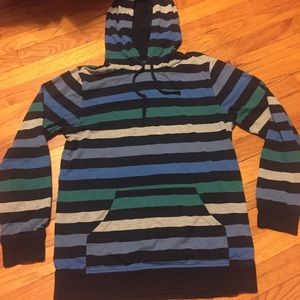 Empyre Lightweight Striped Hoodie size Small